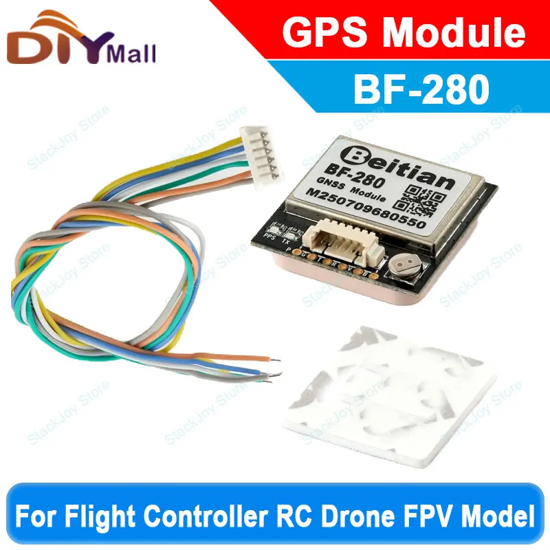 

Beitian BF-280 GPS Module Antenna Module GNSS For RC Drone FPV Model Flight Controller Aircraft Fixed Wing Tracking