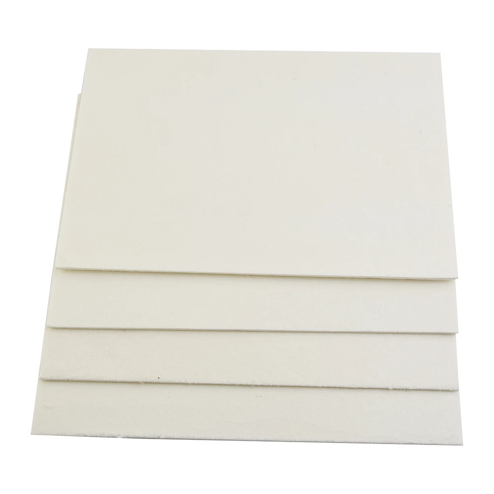 2/4Pcs A4 3mm Chimney Glass Gasket Exhaust Pipe Oven Sealing Material Ceramic Fiber Wood Burner Doors Gasket 210mm×297mm