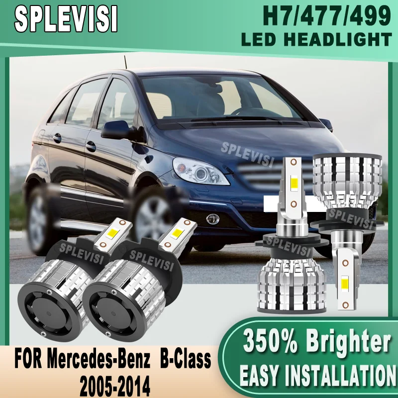 

6000K Optimize Your Night Driving Safety H7 477 499 led headlight For Mercedes-Benz B-Class 2005 2006 2007 2008 2009 2010-2014