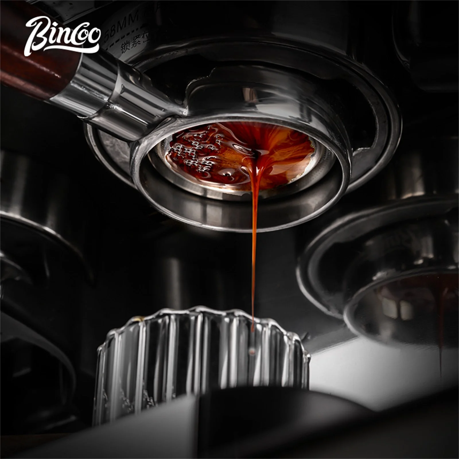 BINCOO Coffee Espresso Filter Basket Precision 51/58.5mm Coffee Machine Handle High Extraction Powder Bowl Portafilter 16/18/20g - Image 3