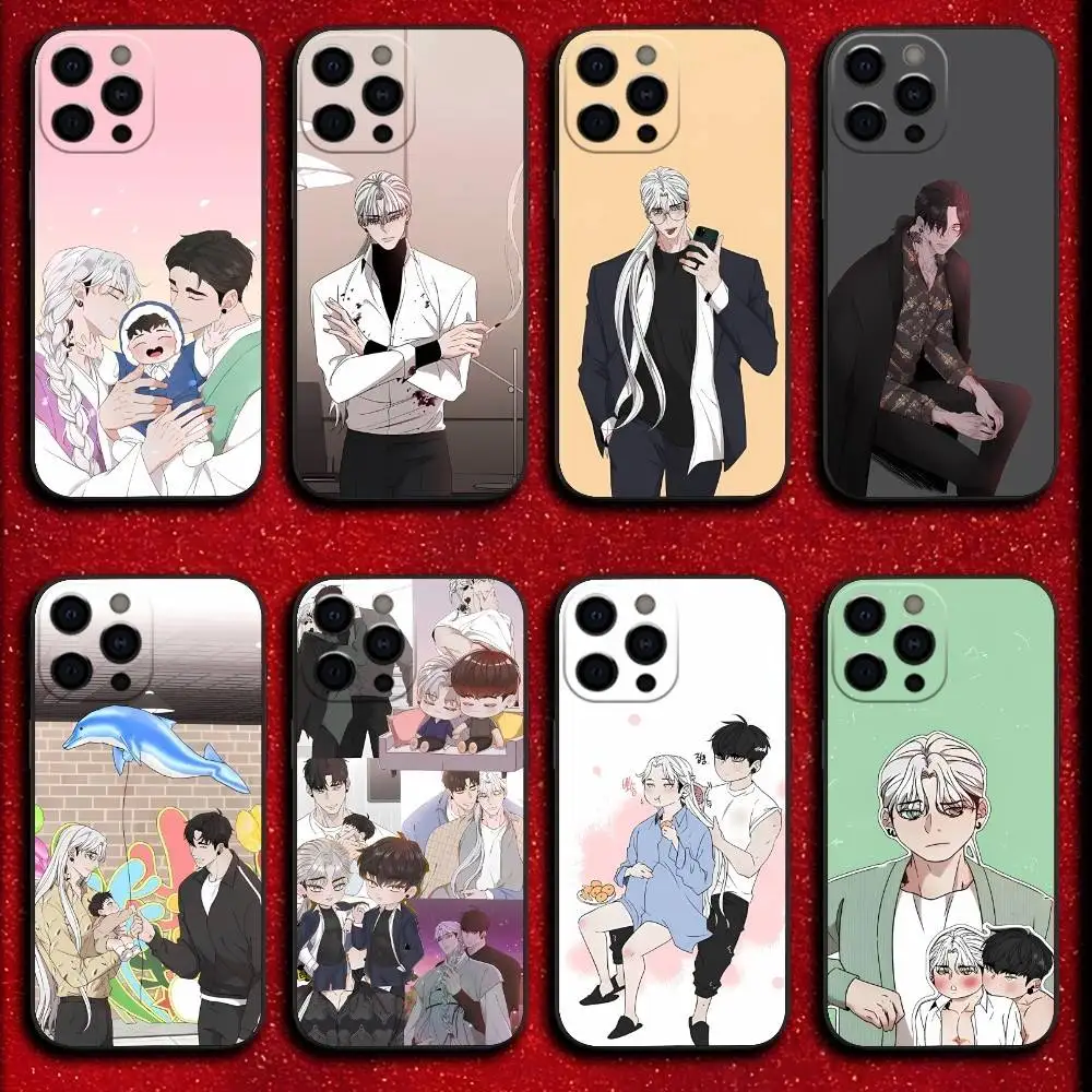 

M-Minmotion Comics Syndrome Phone Case For iPhone 17,16,15,14,13,12,11,Pro,Max,Plus,E,SE4,Air,Mini Black Cover