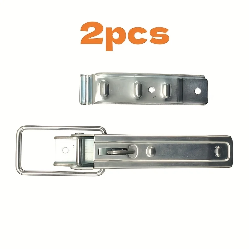 2pcs Heavy Duty Trailer Locking System Flip-Type Buckle Clip Hasp Eccentric Door Lock Catch For RV Boat Caravan Truck Trailer
