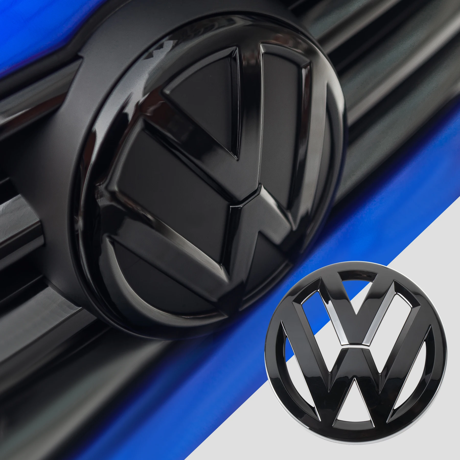 For VW Volkswagen Golf MK7 2016-2018 Touareg MK8 Car Modification Logo Sticker Not Affect ACC Front Rear Emblem Badges Cover