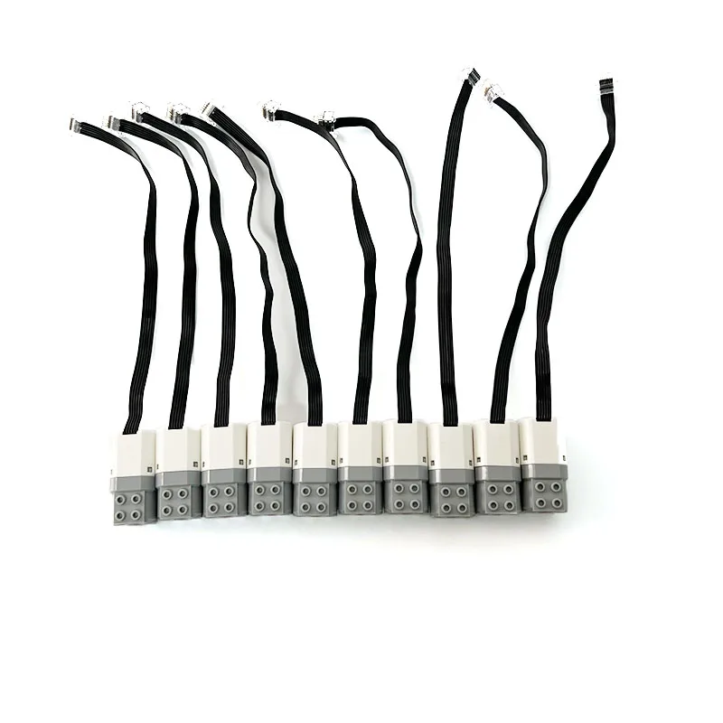 10Pcs/lot Power Functions Electric Parts Toy Compatible with 21980 45303 WeDo 2.0 Medium Motor for 45300 STEM Core Set Smart Hub