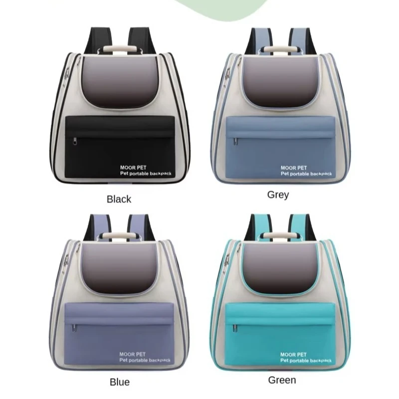 

New Product Cat Outings Pet Backpack Portable Breathable Pet Backpack Durable Expandable Cat Bag Pet Cages Carrier Travel