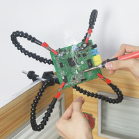Desk Clamp Soldering Third Hand Tool 3/4/5 Pcs Flexible Arms Soldering Station Holder for Electronics Repair Jewelry Hobby