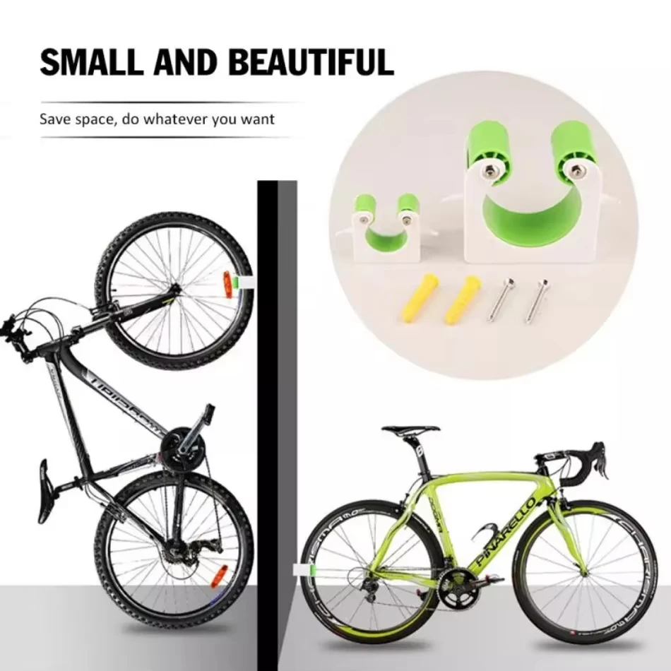 Bicycle Road Bike Wall Mount Hook Parking for Racing Bicycle Buckle Portable Wall Rack Indoor Vertical Bracket Cycling Equipment