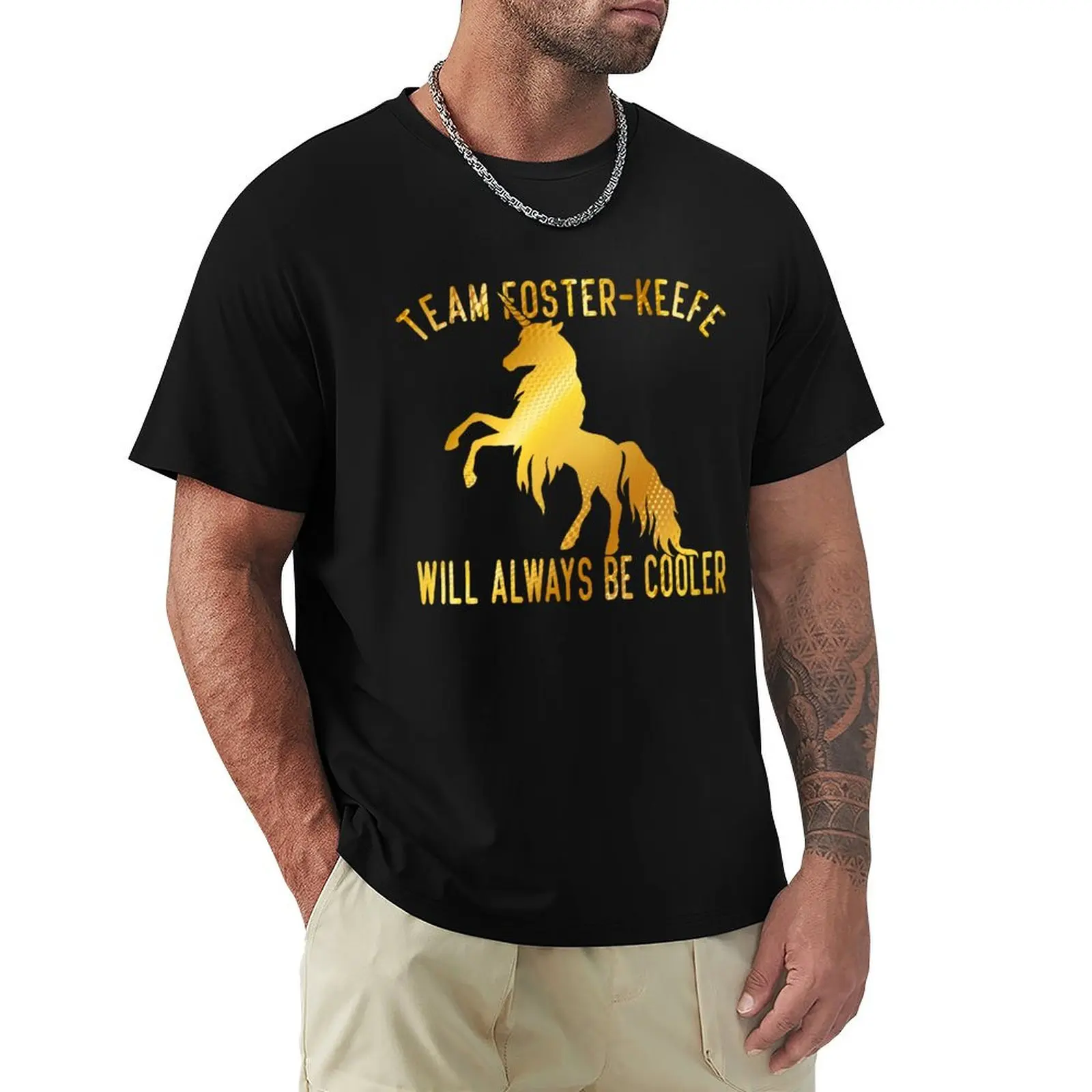 Team Foster Keefe Will Always Be Cooler T-Shirt Work Wear Lightweight Tee
