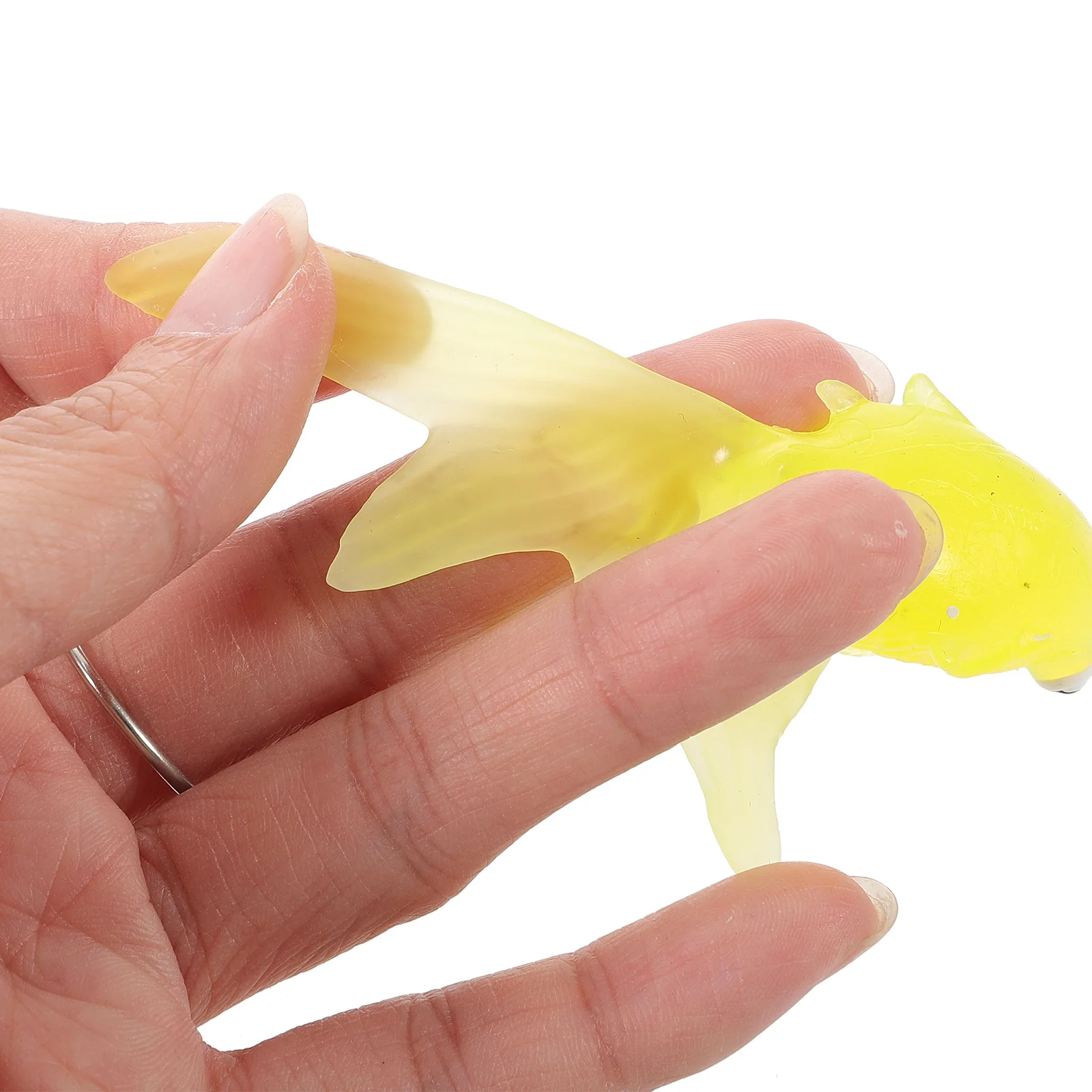 12pcs Realistic Simulation Goldfish Tpr Figure Set For Kids Party Favors Gift Collection Decor Animal Handheld Figures