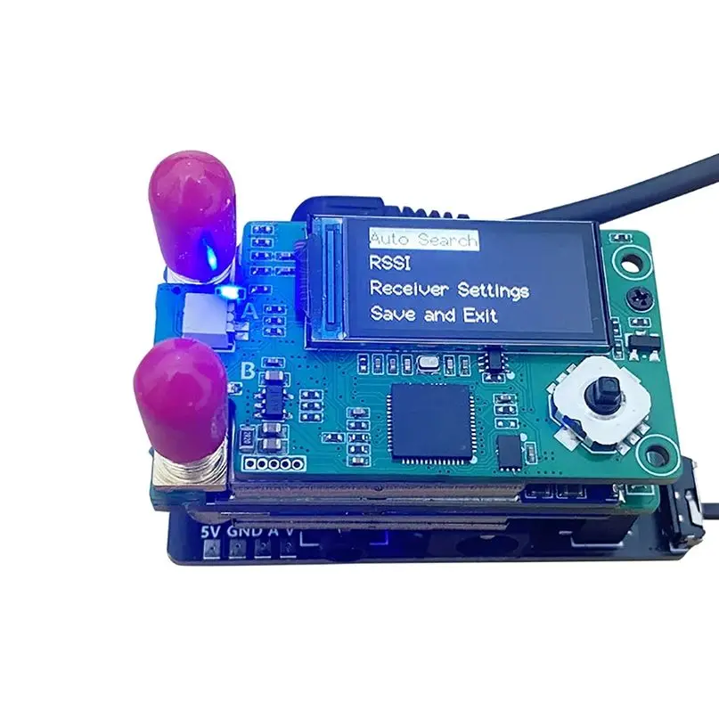 

4.9G 5.8G 3W TX RX Analog Receiver Transmitter Module with Dual Antenna for Fatshark DJI V1/V2 Skyzone 04L/04X FPV Goggles