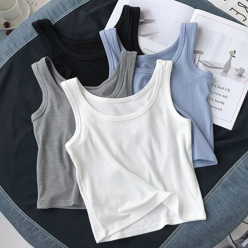 

Женская летняя корейская майка-топ больших размеров, базовая футболка, верхняя одежда, одежда больших размеров в стиле INS