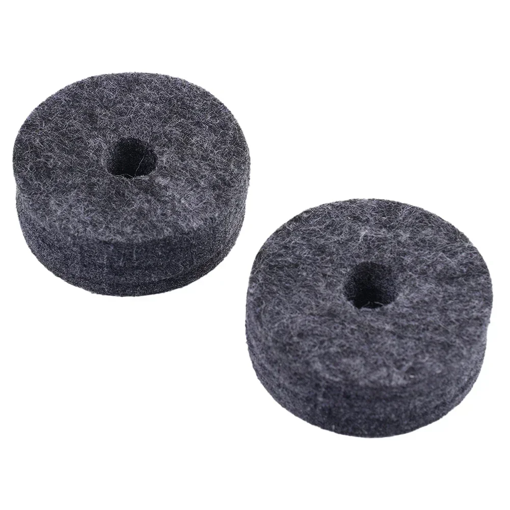 20pcs Cymbal Felt Washer Felts Crash Cymbals Clutch Felt Drum Parts Set Gray Musical Instrument Accessories Durable Practical