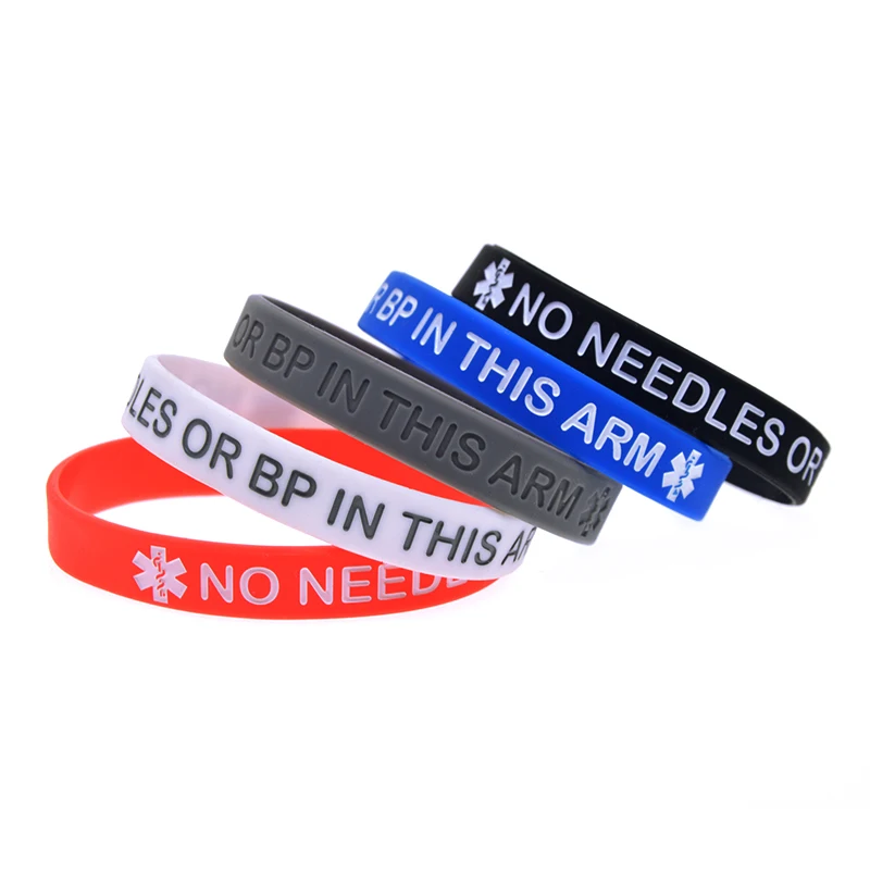 1 Stück/7 Stück, kein Nadeln oder Blutdruckmessgerät erforderlich, Silikonarmband für Männer und Frauen, medizinisches Armband, Erwachsenengröße. – Detail 9