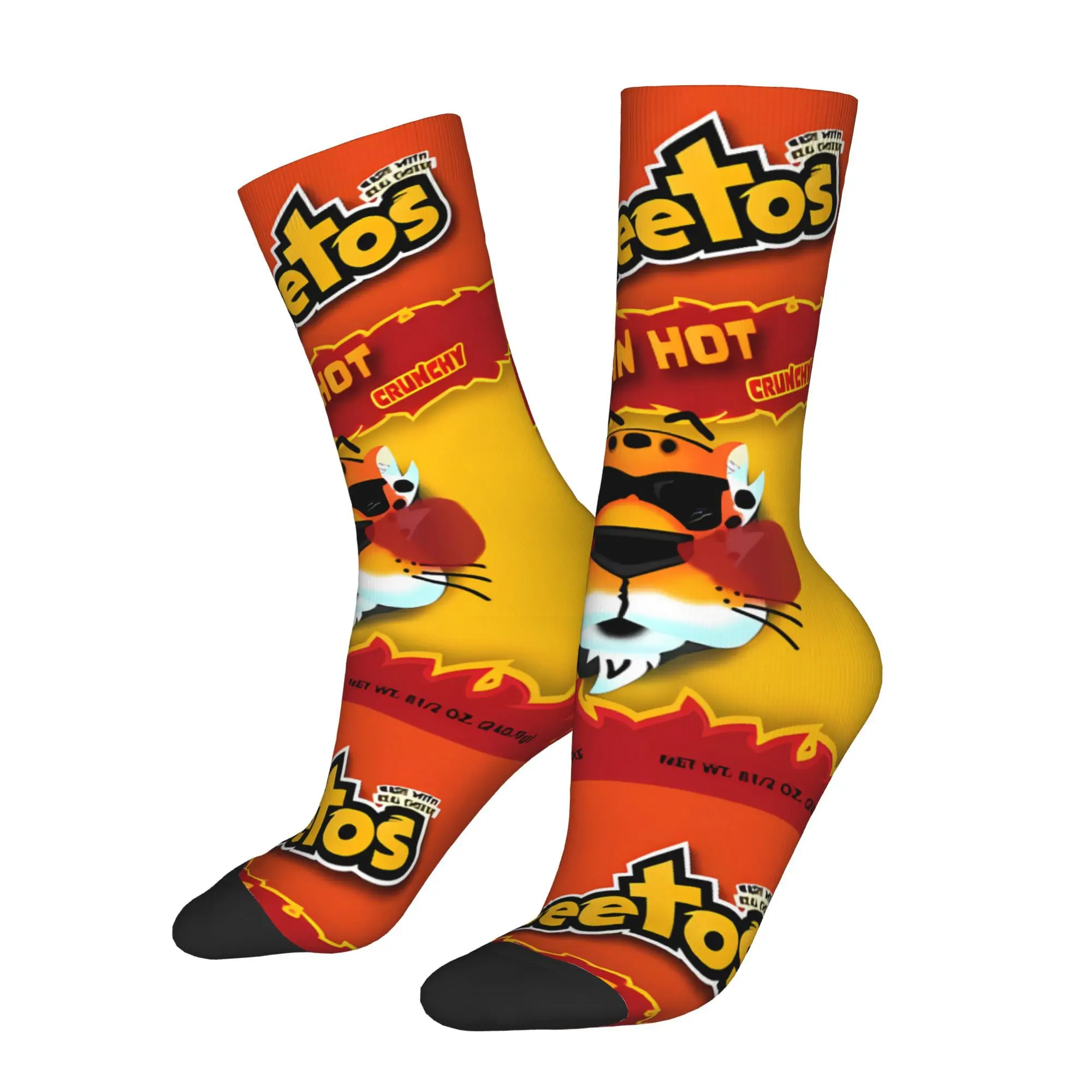 Snacks Cheetos calcetines hombres mujeres otoño medias Harajuku