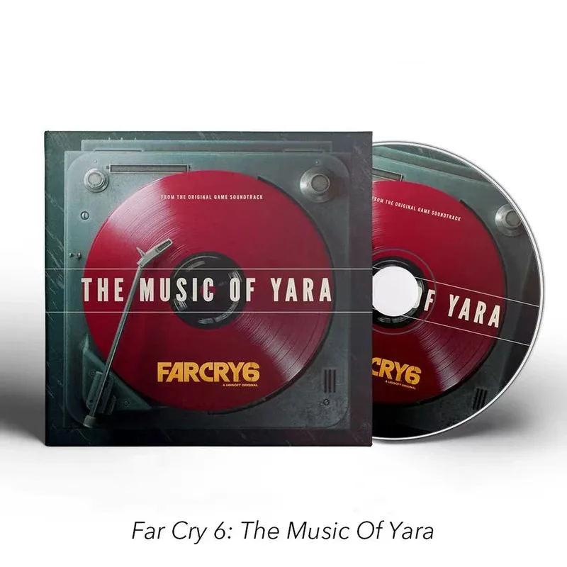 Juego Far Cry 6 Pedro Bromfman CD de música más grandes éxitos OST álbum 2 uds registro de música Cosplay Walkman coche insonoras caja música de fiesta