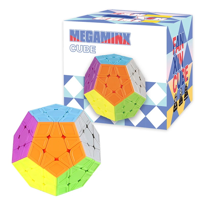 

Megaminx Cube 3X3 Speed Magic Cube Dodecahedron Magnets Twelve Color Matching Frosted Touch Speed Puzzle Gift Professional Toys