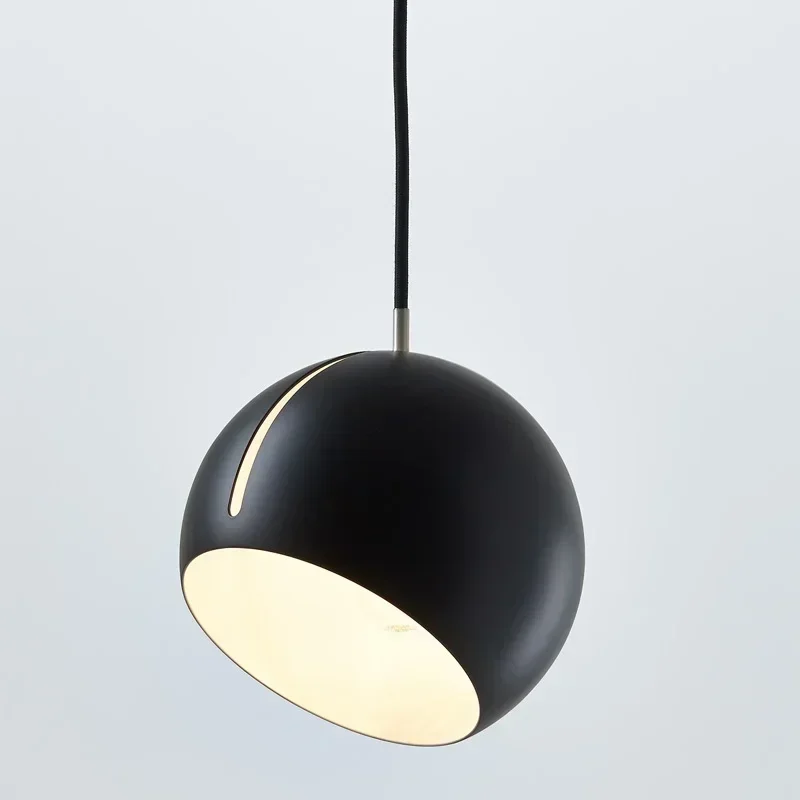 

Nordic bedside chandelier creative personality ball single head bedroom restaurant bar desk lamp