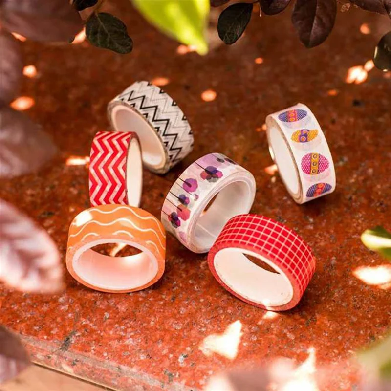 Pita Washi Stiker Natal Hari Natal DIY Pita Stiker Dekoratif Buku Tempel Perlengkapan Alat Tulis Sekolah