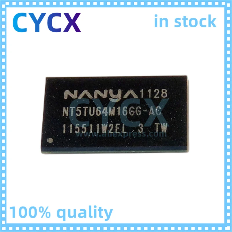 NT5TU64M16GG-AC FBGA84 Barang Baru DDR2 Partikel 64M * 16-Bit Stok Asli