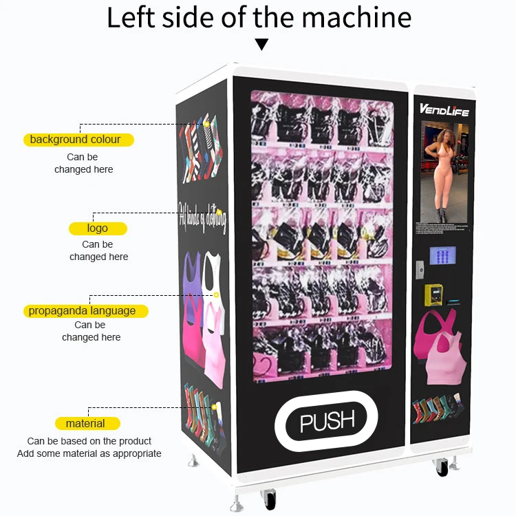 Men Women T-shirts Vending Machine Clothes in Gym Normal Temperature Automatic Bulk Vending Machine Outdoor