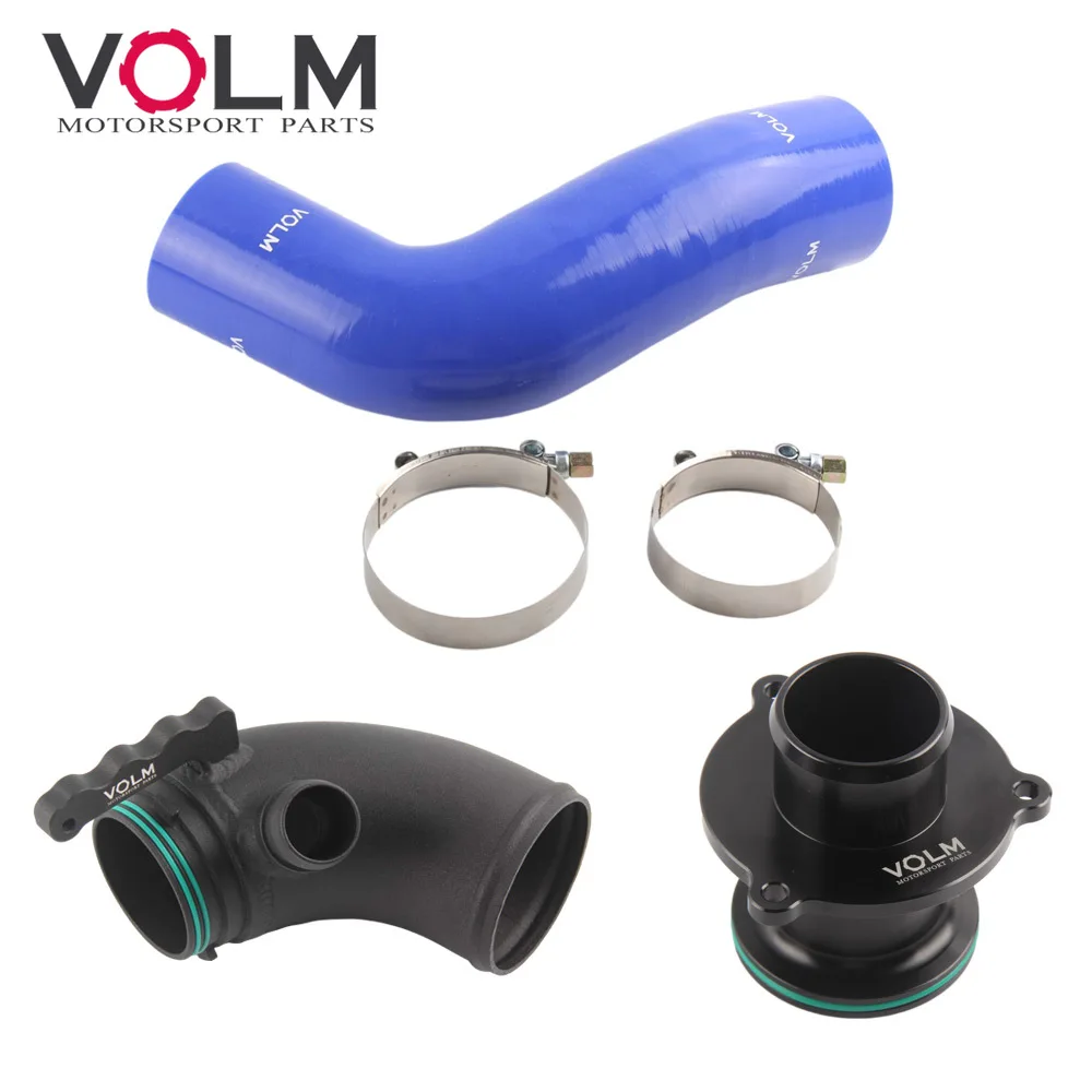 

Free Shipping Turbocharger Inlet Outlet Upgrade Pipe Silicone Hose Muffler Delete Kit With Logo