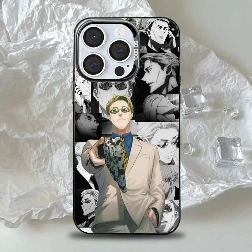 Funda de teléfono Kento n-nanami para iPhone 16,15,14,13,12,11,Pro,Max,Plus,Mini,XS,SE, parachoques duro mate negro anticaída