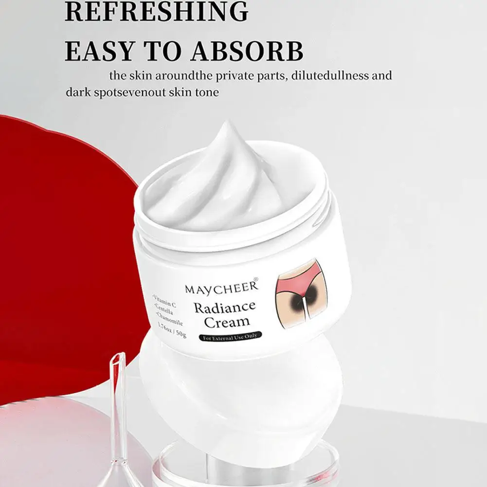 50g Whitening Cream Private Parts Underarm Bleaching Whiten Butt Knee Brighten Inner Thigh Intimate Parts Dark Remove Melanin view 2