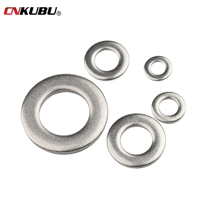 Arandelas de Metal de acero inoxidable 360, juego de tornillos de arandelas planas, Junta Lisa para perno de tornillo M2, M2.5, M3, M4, piezas, M8, M10, 580/304 M5