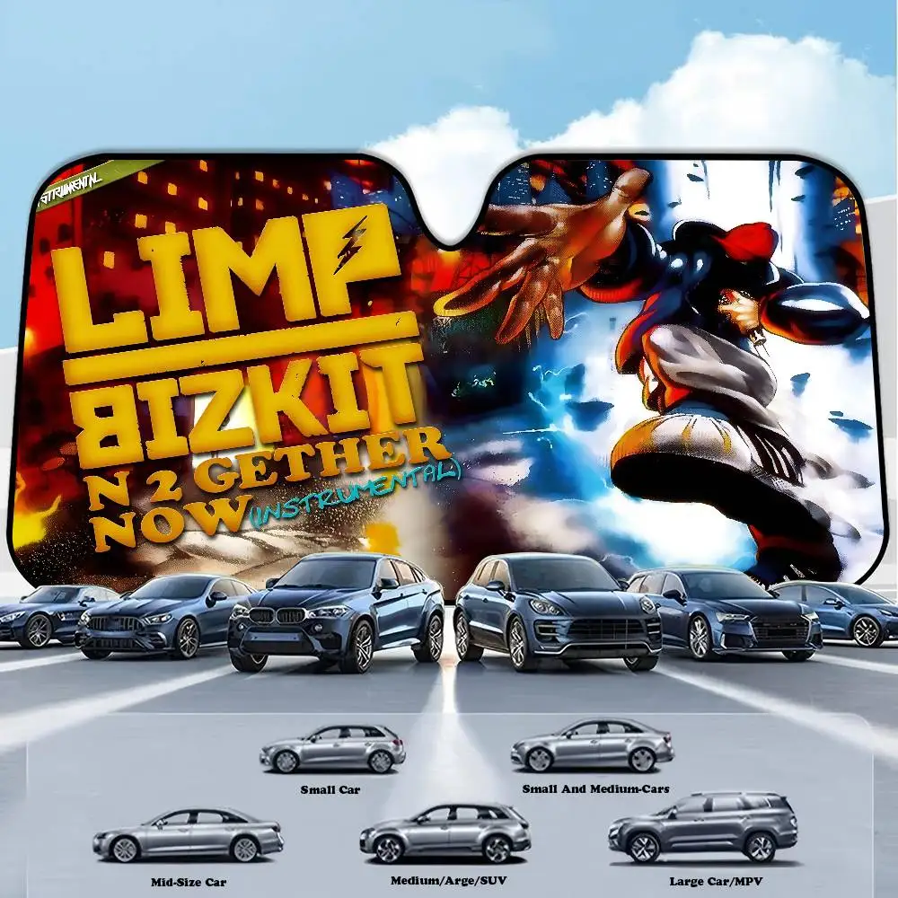 

Классический солнцезащитный козырек для автомобиля Limp Bizkit, защита от УФ-излучения для лобового и заднего стекол, накладка-блокиратор