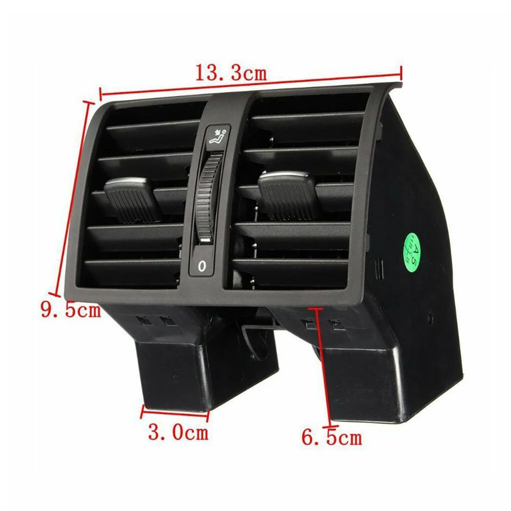 Car Air Conditioning Rear Air Vent Replacement Parts Armrest Rear Air Vent Assembly for VW Touran 2003-2015 Caddy 2004-2015