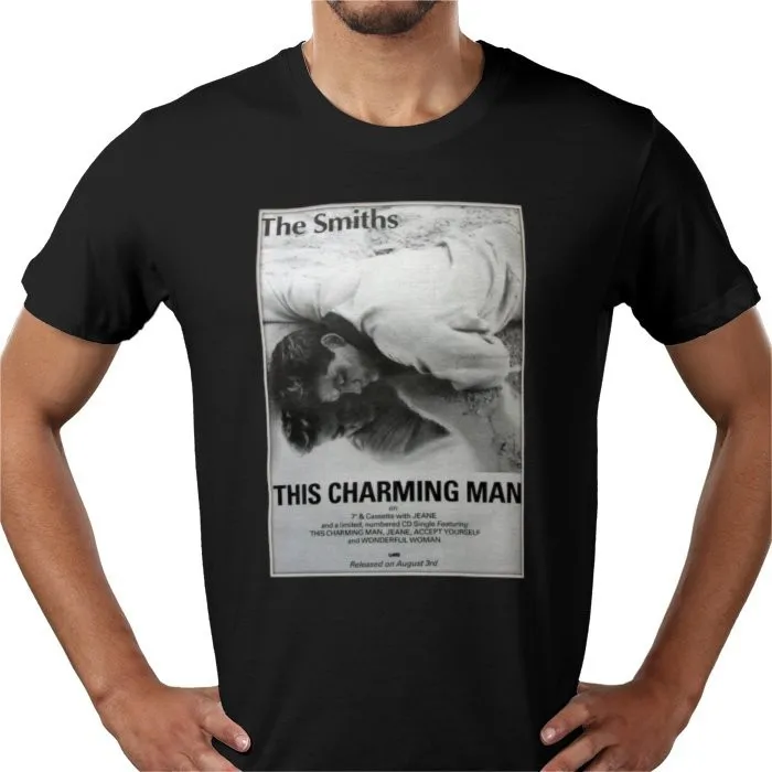 The Smiths This Charming man Morrissey rock band 1992 music art t-shirt tee
