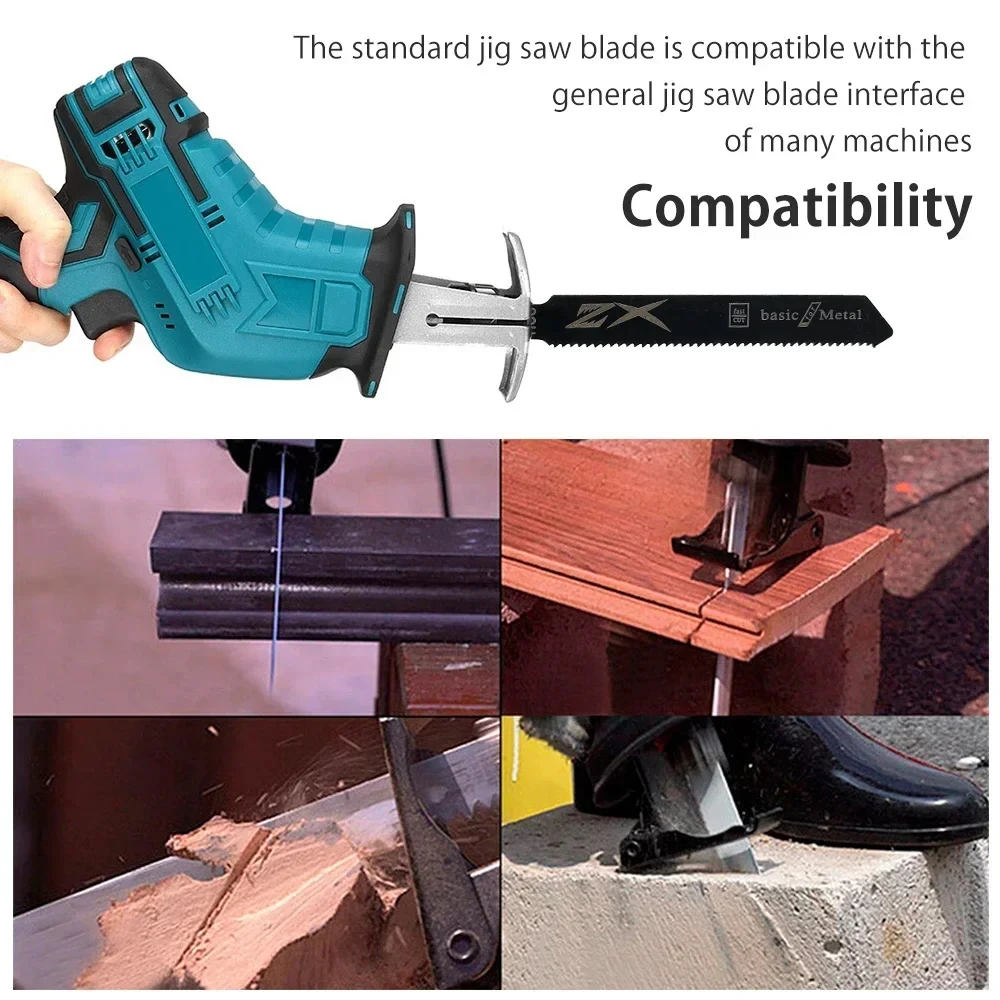 20 Pcs/set Jigsaw Blades T-Shaft HCS Assorted JigSaw Blades for Wood Plastic and Aluminum Fine and Medium Tooth Saw Blades gallery 3