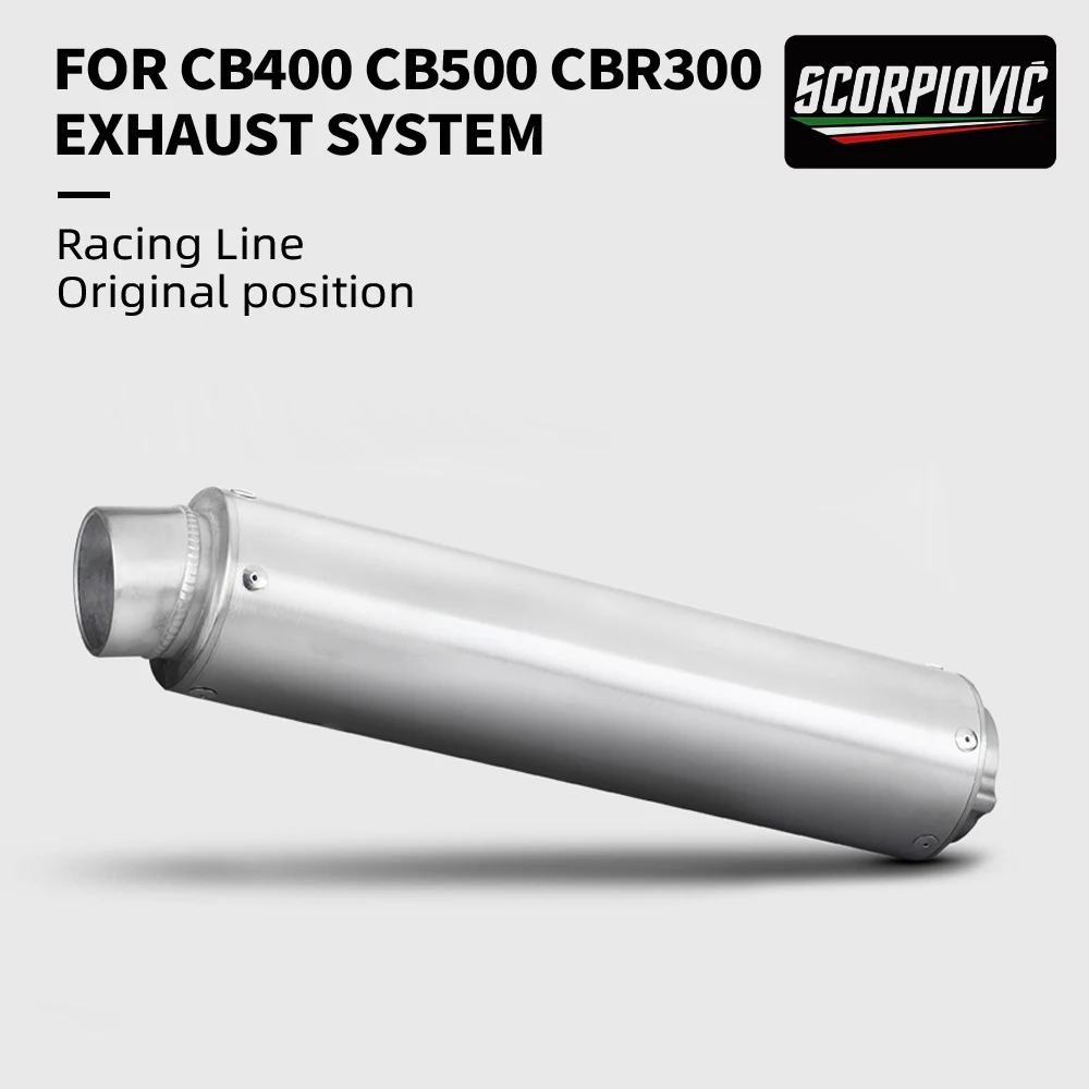 WRS دراجة نارية أنبوب دخول الهواء 60 مللي متر مناسبة ل r6 cbr300 gsxr z800 r3 cb500 CB400 CBR1000rr كاتم صوت ذيل العادم #1