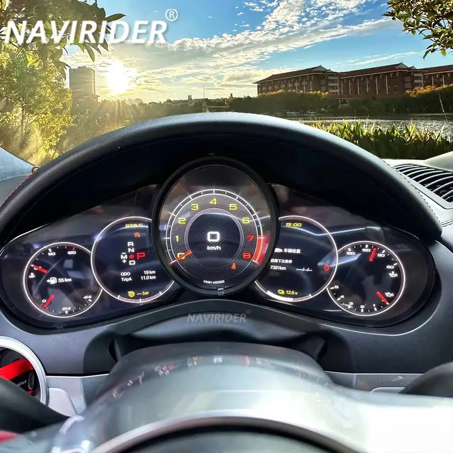 

for Porsche Cayenne 2011-2017 Upgrade Cluster Car Dashboard Virtual Cockpit Digital Instrument Speedometer Display Linux