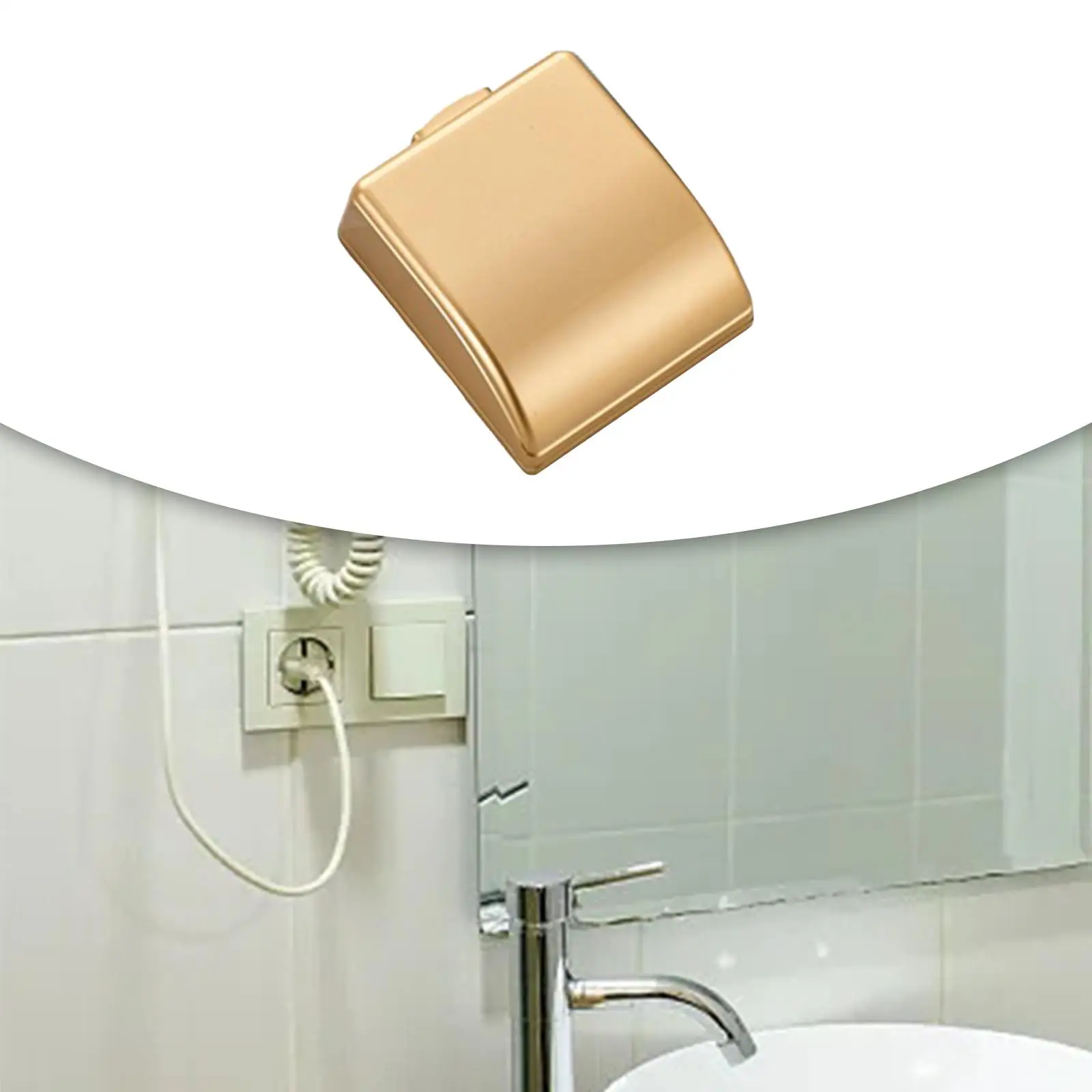 

Waterproof Switch Cover Protector Dustproof Electrical Outlet Box Lamp Switch Panel for Wet Area Safety