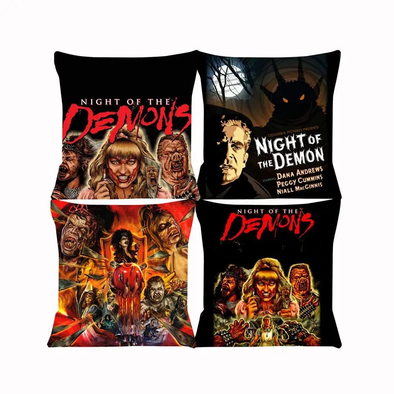 Cushion Cover for Sofa Night of the Demon Pillow Case Cover Seat Car Throw Pillowcase 45X45cm For Home Decorative SJ-520