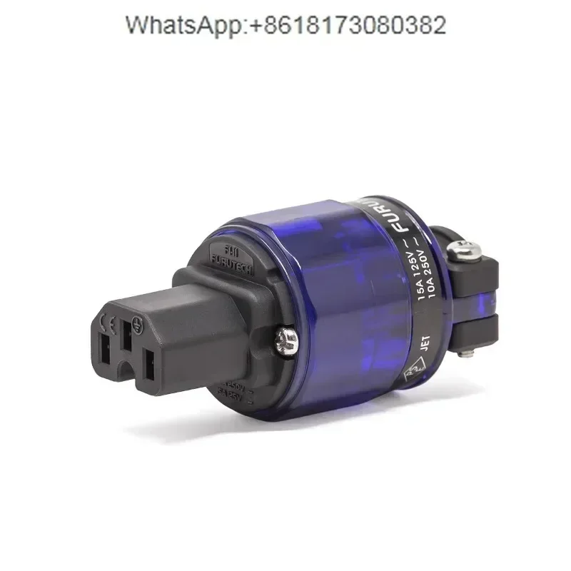 Original FI11R purple copper rhodium plated fever audio power plug