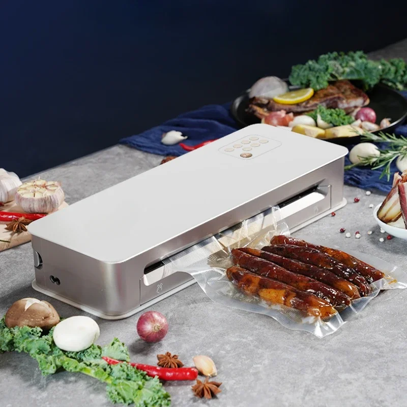 Qwinn Fully Automatic Vacuum Sealing Machine Small Household Fresh-keeping Food Packaging Machine Dry And Wet Sealing Commercial