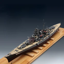 DIY1/350 Bismarck Battleship Military Assembled Ship Model Kit 78013 with Exquisite Details