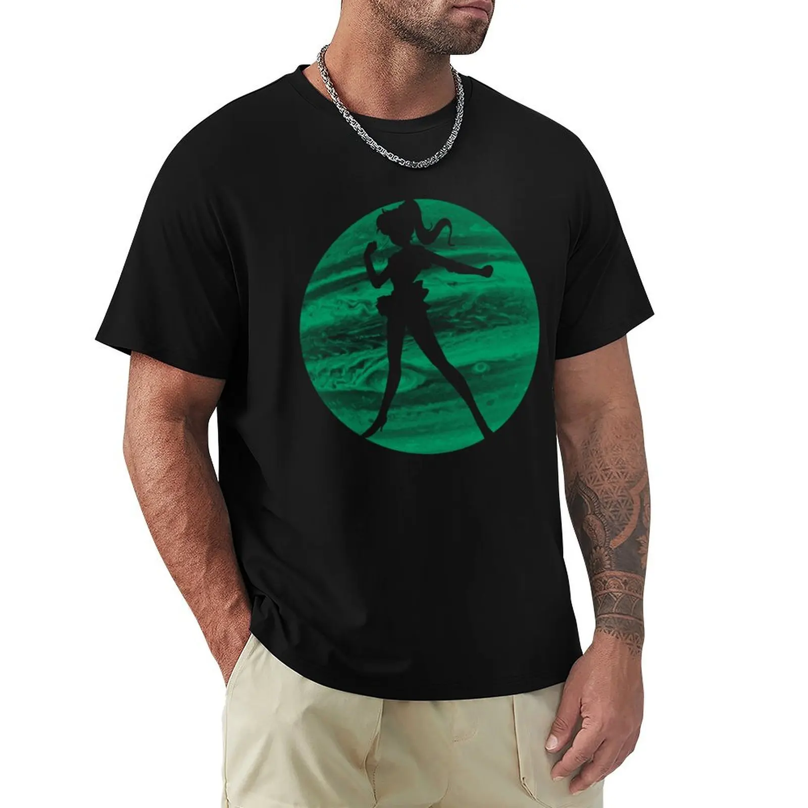 Planet Jupiter T-Shirt Work Duty Casual T-Shirt