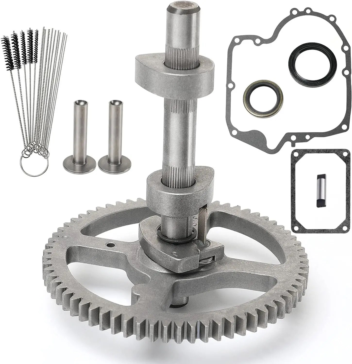 Camshaft 84005207 Compatible with BS791942Camshaft kit, Cam Replacement Kit with795387 Oil Seal Ring and 697110 Crankcase Gasket