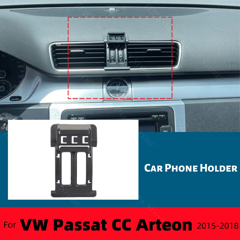 

Автомобильный держатель для телефона Volkswagen VW Passat CC Arteon 2015-2018, специальный фиксированный кронштейн, 15 Вт, беспроводная зарядка, автомобильные аксессуары