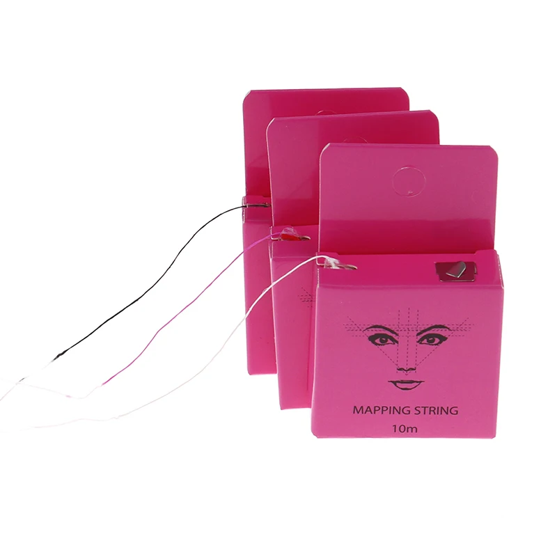 Picture 5: 3 Color 10M Eyebrow Tattoo Mapping String Thread With Ink Eyebrow Marker Tattoo