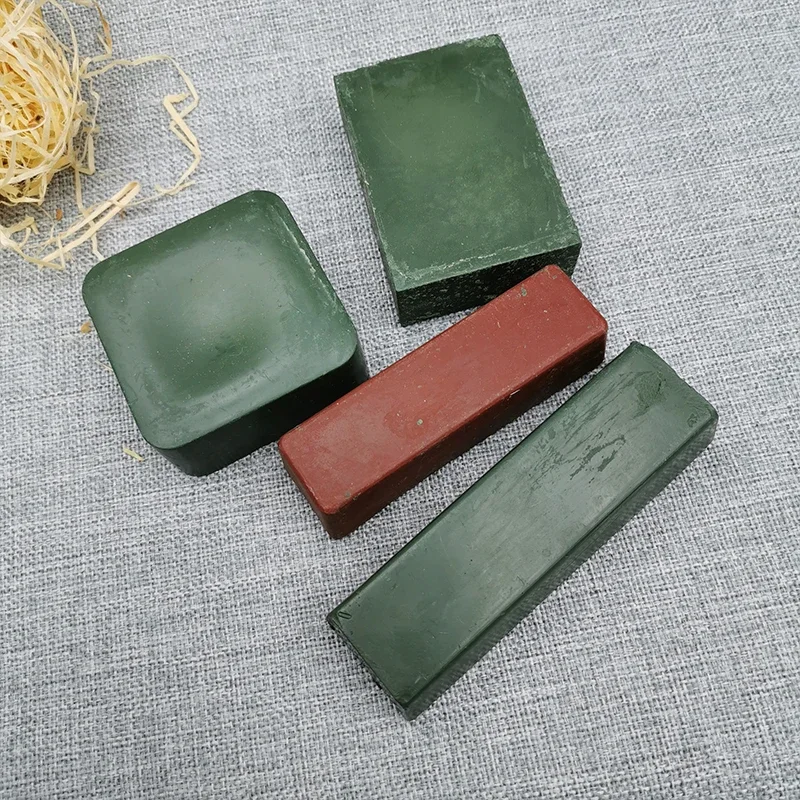 Handmade Leather Abrasive Paste Strop Knife Sharpening Polishing Cream Compound Wax Leathercraf Paste Hand Grinding Block