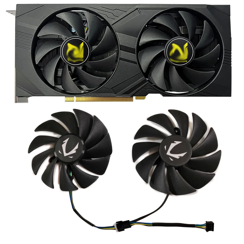 2 개/세트 GPU 쿨러,그래픽 팬,85mm FY09015M12LPA/CF9015H12S,적용 대상 ZOTAC GAMING RTX3060 Twin Edge,적용 대상 ZOTAC GAMING RTX 3060 Ti Twin Edge LHR,적용 대상 Mingzhou RTX 3060TI 8G