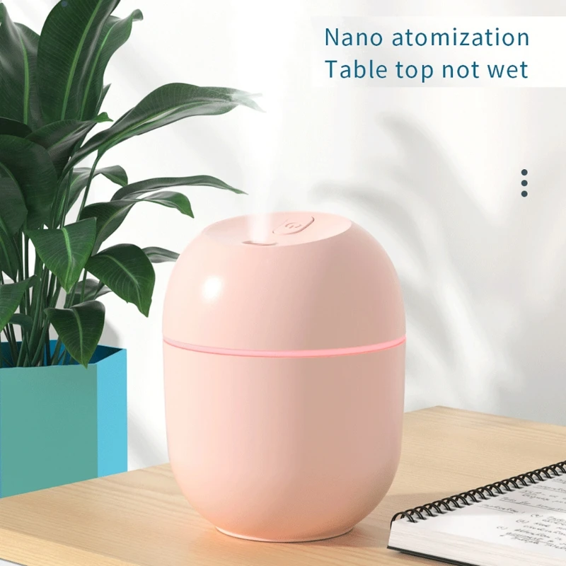 Portable 220ml for Nano Electric Air Humidifier Air Diffuser USB Cool Sprayer with Night Light for Home