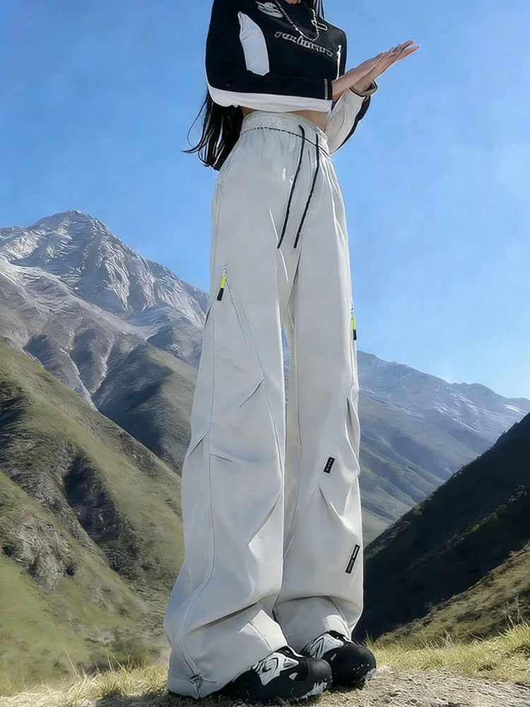 

Outdoor Workwear Fleece Lined Trousers Men's Autumn Winter Skiing Pants Straight Leg American Style Folded Work Trousers