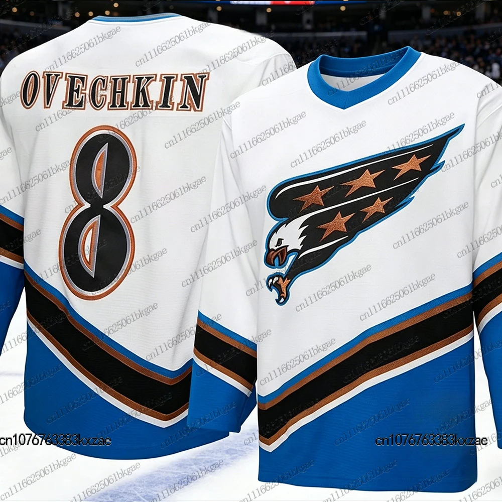 Men's Women's Autumn Winter Hot Sale Washington Capitals Hockey Jerseys Casual Sports Long Sleeve Women Man Hockey Jerseys