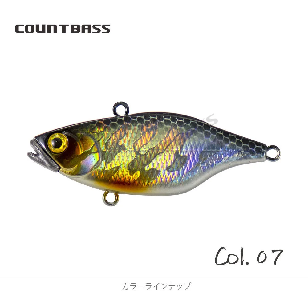Count bass 60mm 2-1/4 "3/8g 11,7 oz. Vibrations köder Wobbler lipless Kurbel köder Angler Angel köder la peche au leurre Hardbaits – Detail 17