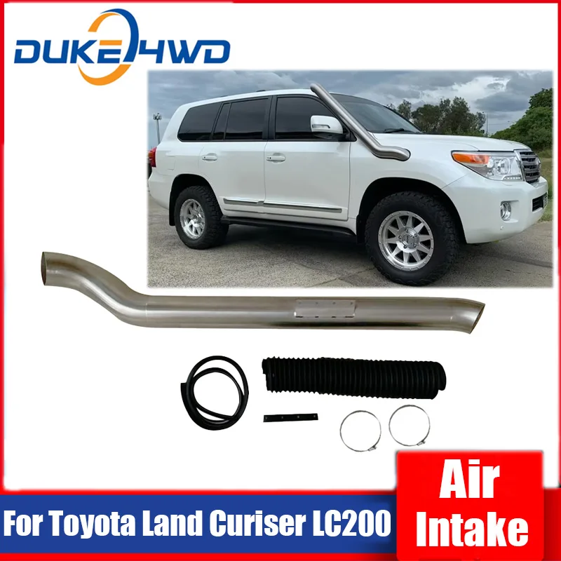 

4x4 Passion Life Silver Stainless Steel Snorkel Stainless Performance Steel Snorkel For Toyota Land Curiser LC200 2017+